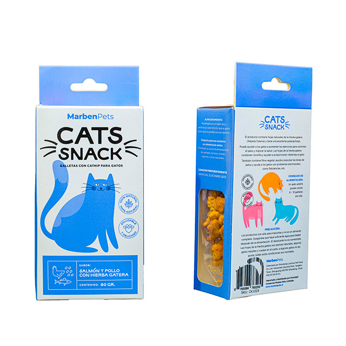 Cats Snack Galleta Salmón Pollo Catnip (CK1024)