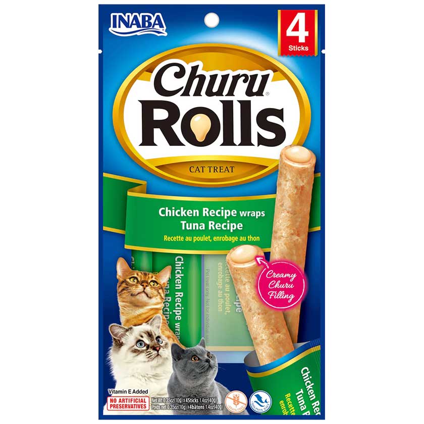 Churu Rolls Cat Chicken Tuna / Recipe