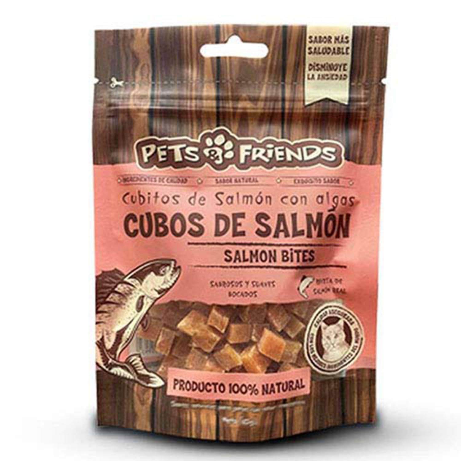 Snack Pets Friends Gato Cubos de Salmón