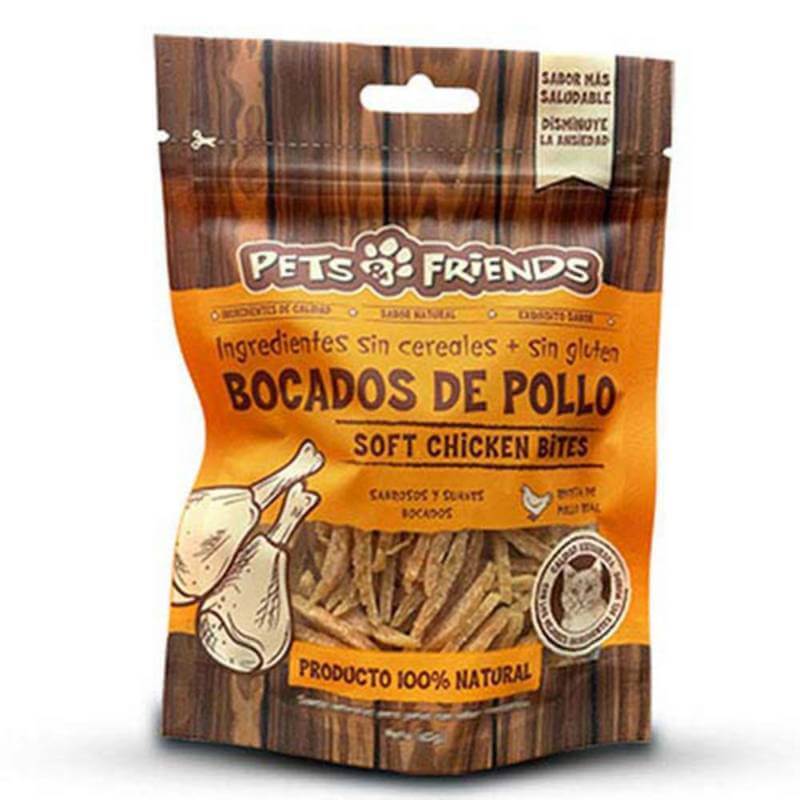 Snack Pets Friends Gato Bocados de Pollo