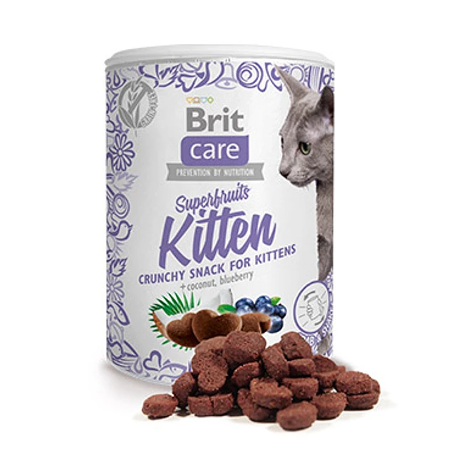 Snack Brit Cat Super Fruits Kitten ( 1425)