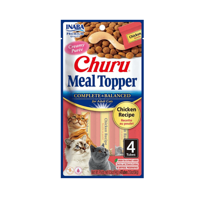 Churu Cat Meal Topper Chicken – Sabor intenso, nutrición ligera y felicidad felina