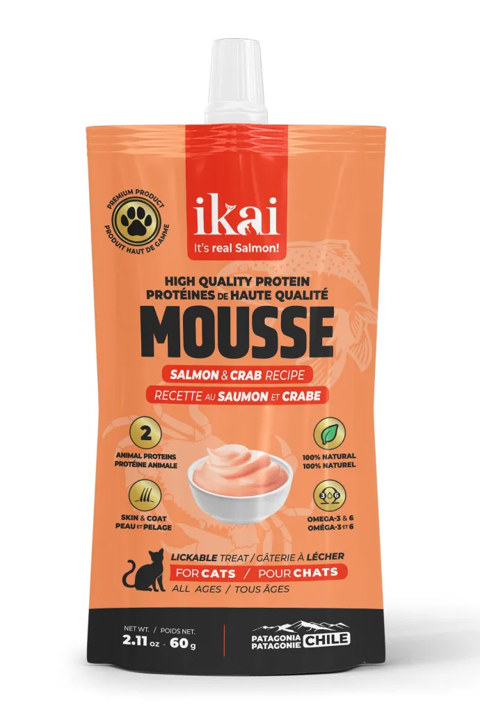Snack Ikai Gato Mousse Salmon&Cangrejo