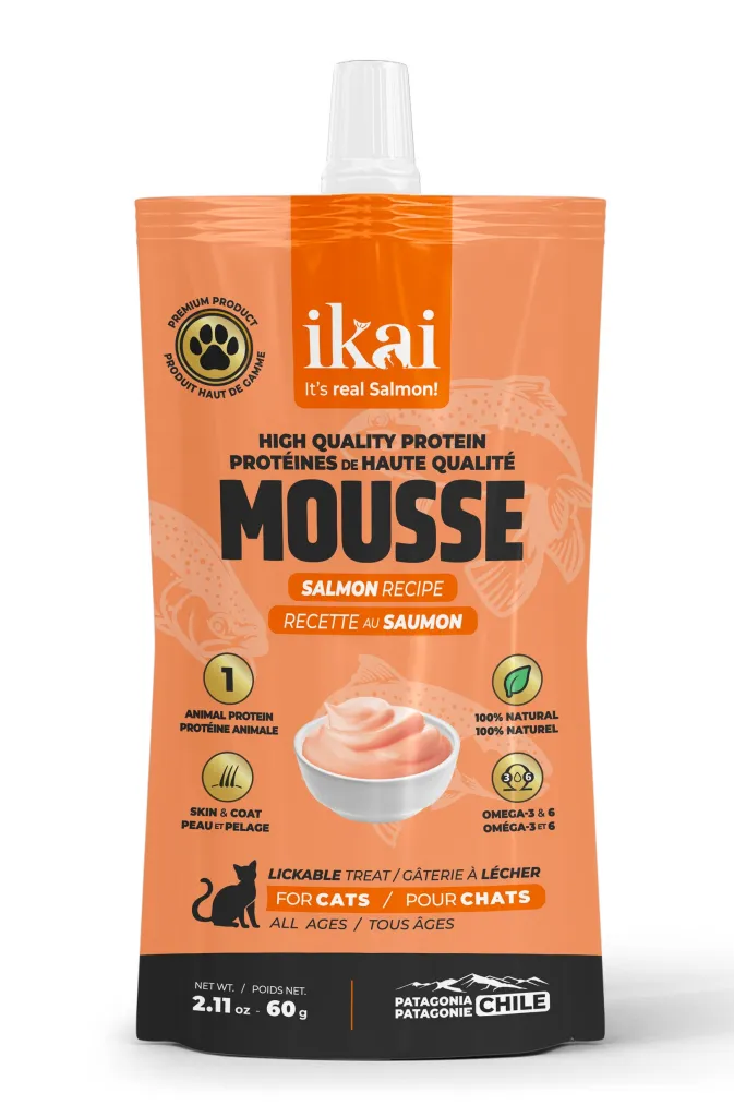 Snack Ikai Mousse Gato Salmon