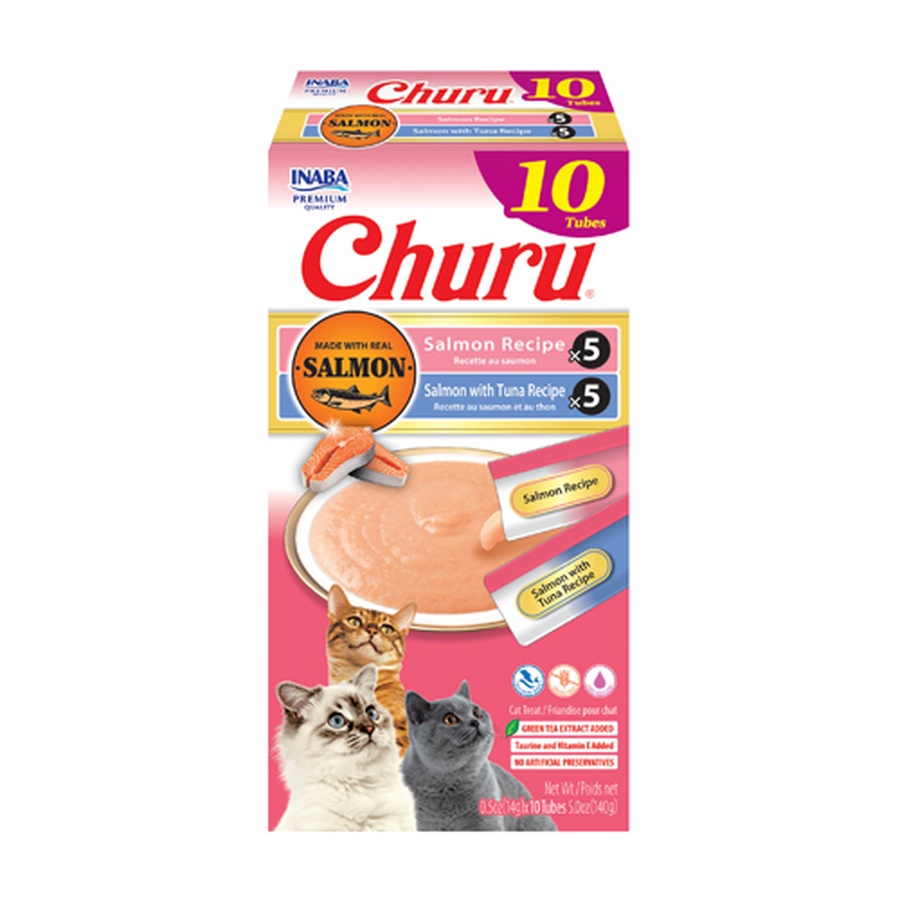 Churu Cat Salmon&Tuna X 10 Tubos(USA615)
