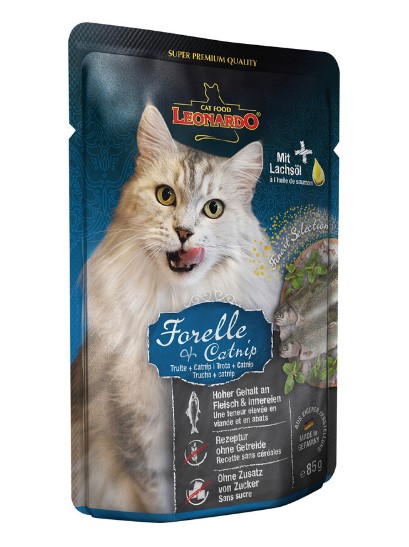 Sachet Leonardo Gato Trucha y Catnip