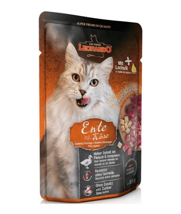 Sachet Leonardo Gato Pato y Queso