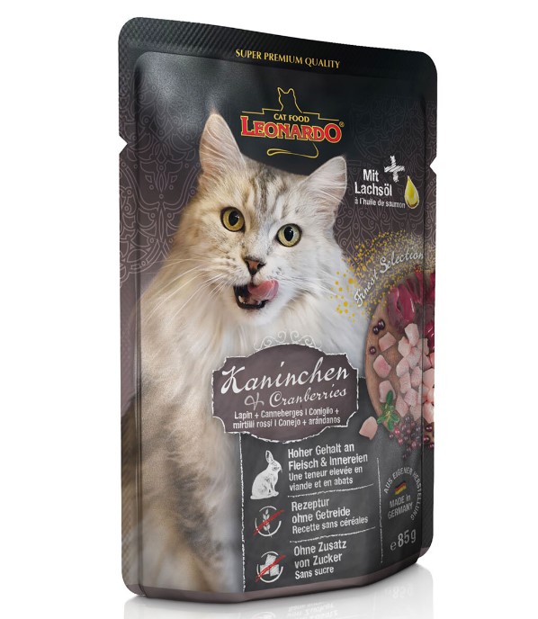 Sachet Leonardo Gato Conejo y Arándano