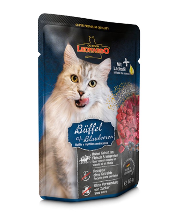Sachet Leonardo Gato Búfalo Arándano