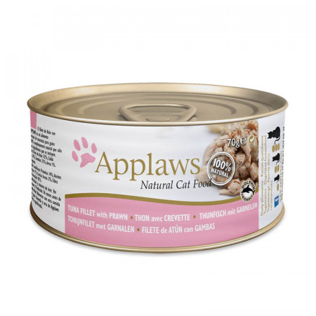 Lata Applaws Gato Filete Atun Camaron