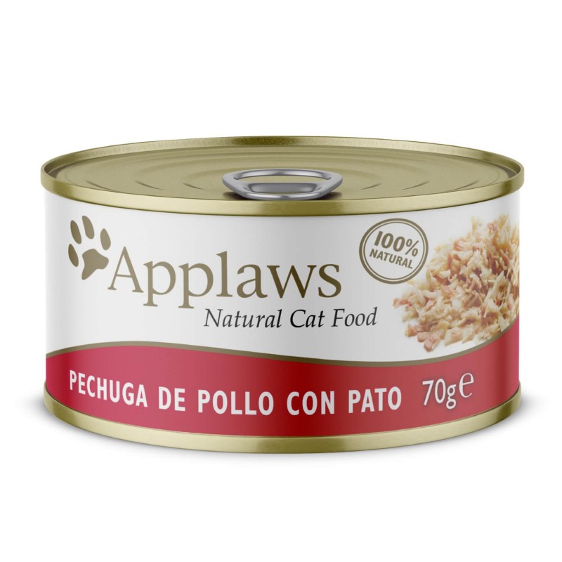 Lata Applaws Gato Pollo Pato