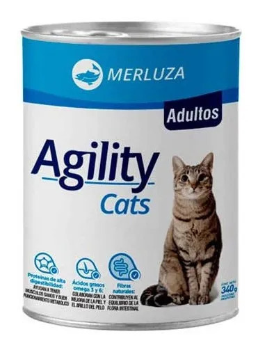 Lata Agility Gato Adulto Merluza