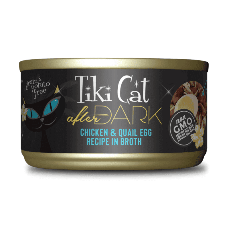 Lata Tiki Cat After Dark Chicken y Quail