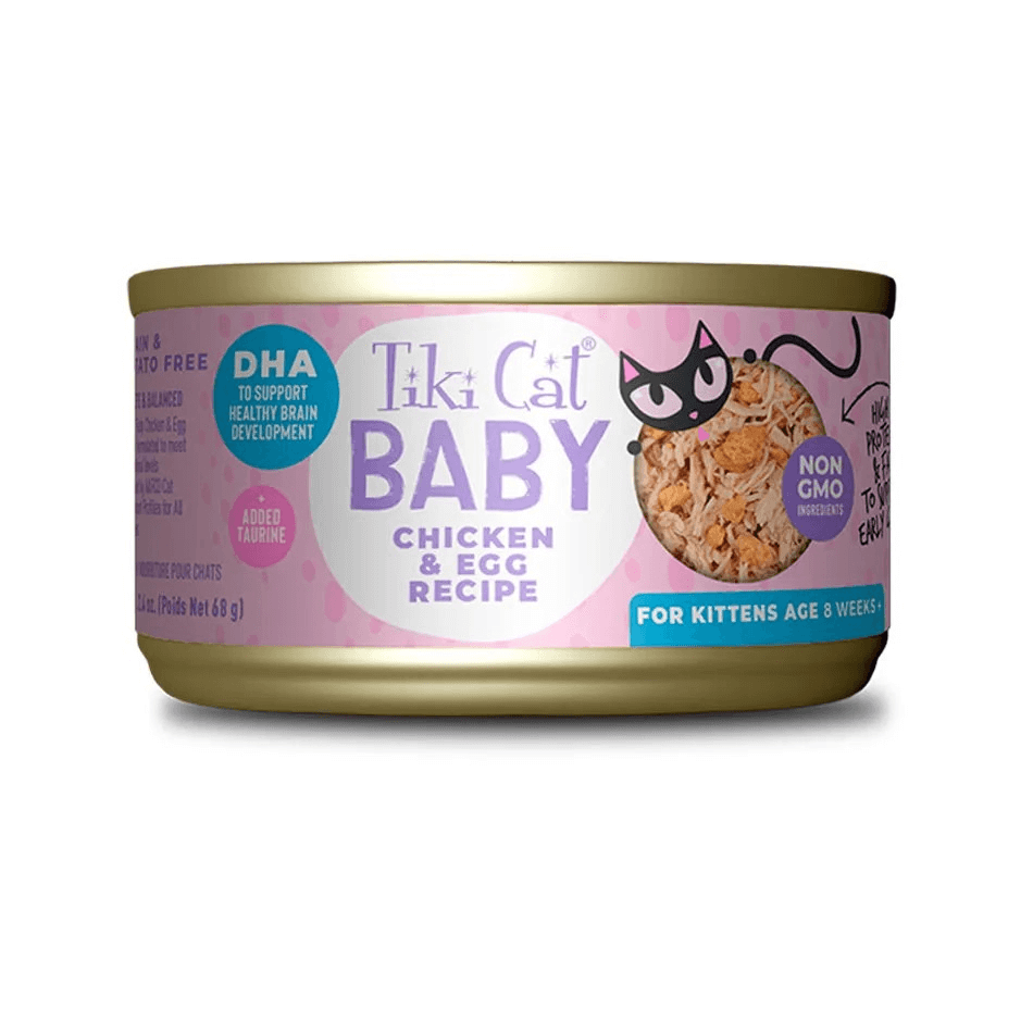 Lata Tiki Cat Baby Chicken y Egg Recipe