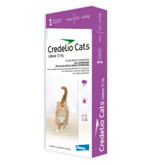 Antiparasitario Gato - Credelio Cat - Comprimido masticable 0.5 a 12 MG