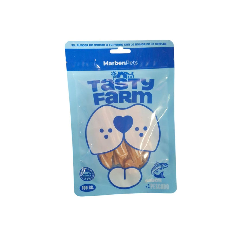 Snack Perro Tasty Farm Tiritas de Salmón (TF1061)