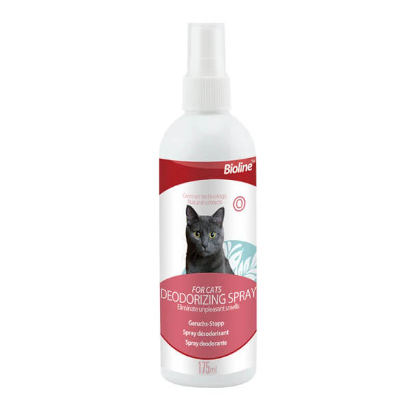 Spray Bioline Antipulgas y Garrapatas Gato