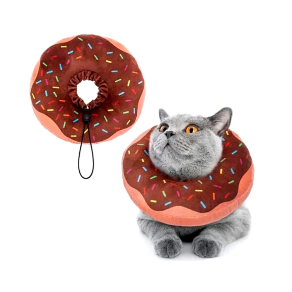 Collar Isabelino Donut Protección Anti Lamido M