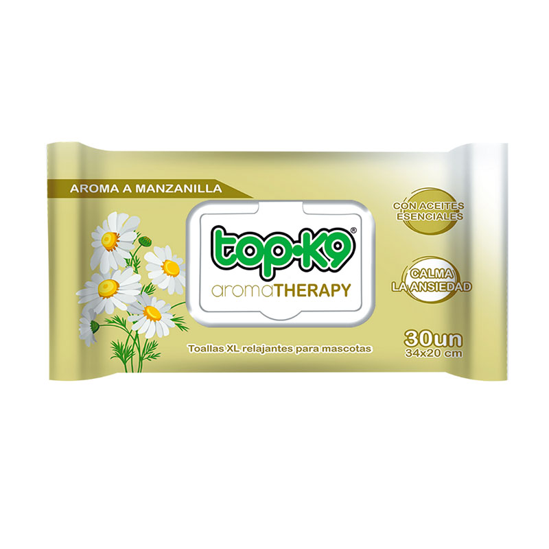 Toallitas Húmedas Therapy Manzanilla 30 Unidades Top K09