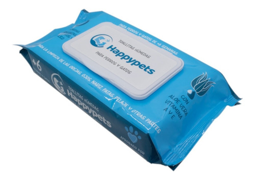 Toallitas Húmedas HappyPets Gato y Perro