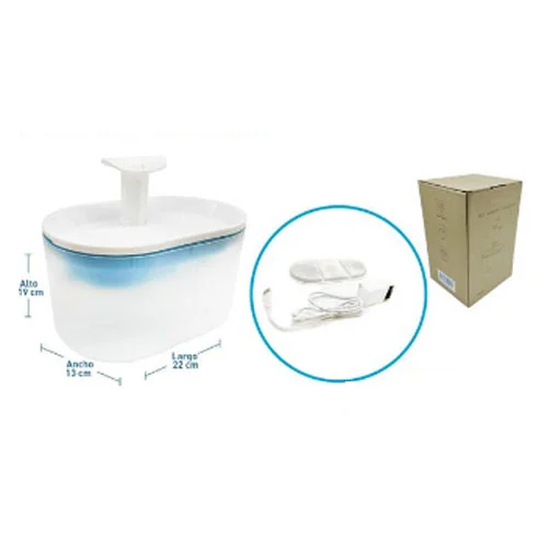 Bebedero Dispensador de Agua Automático Ovalado 2 Lts