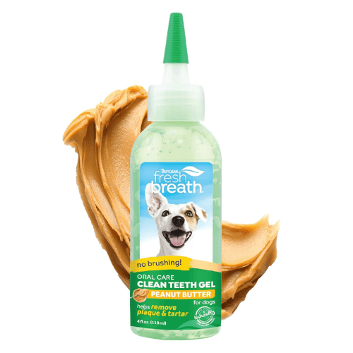 TropiClean Clean Teeth Gel Sabor Mantequilla de Maní (TR-67)