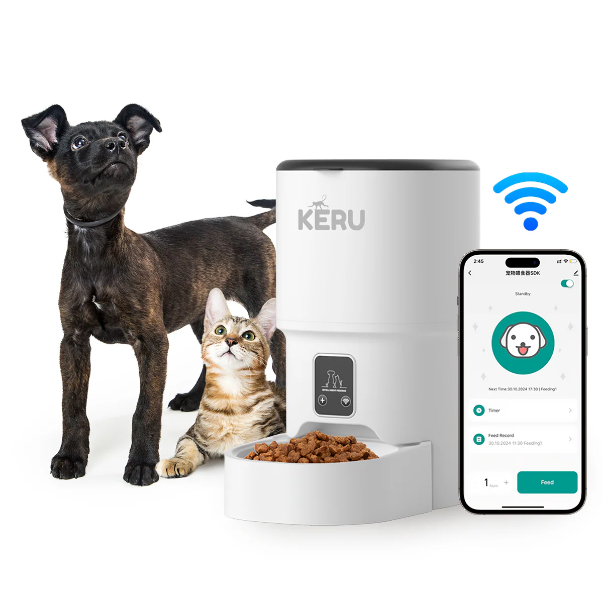 Comedero Automatico Con Camara Y Wifi 4LTS