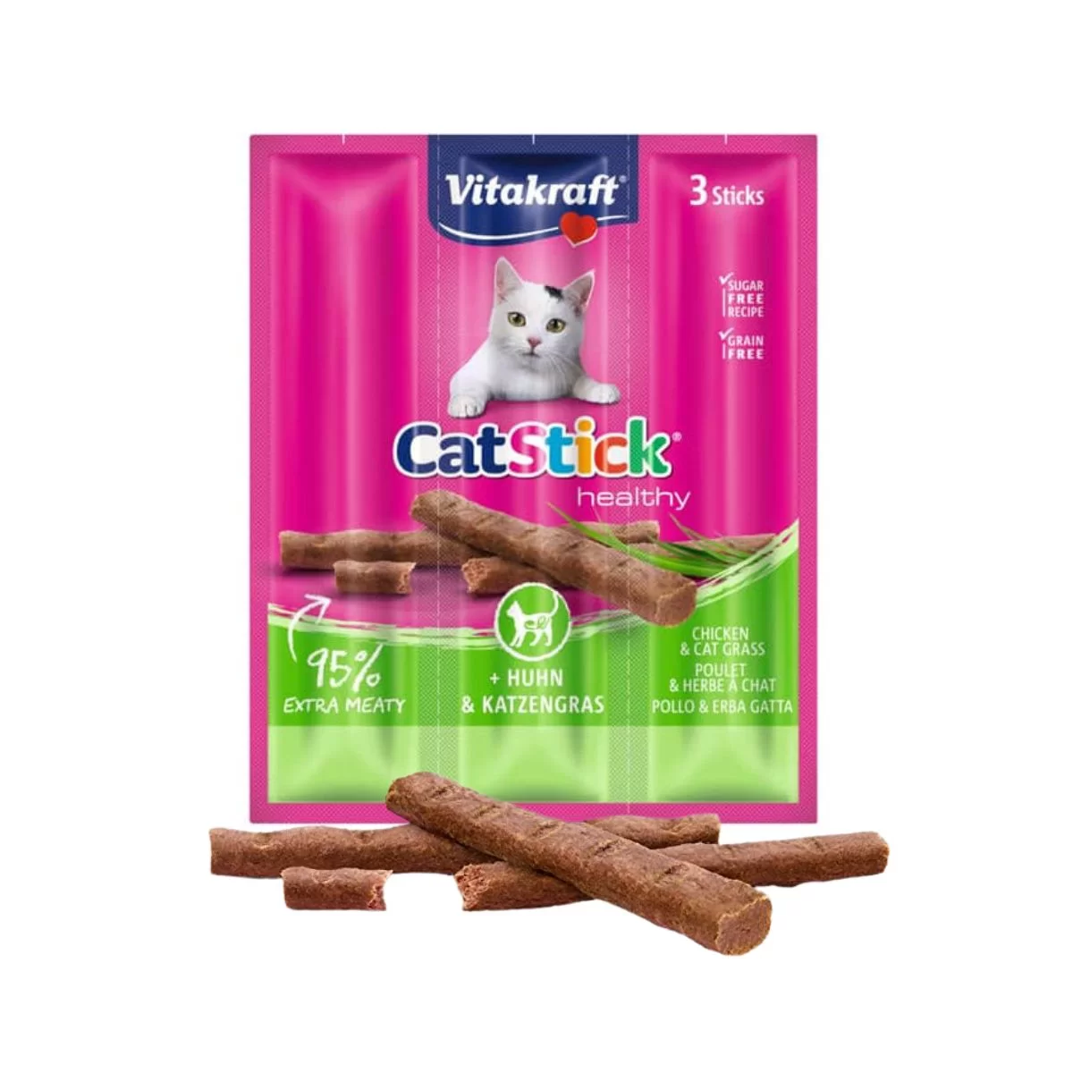 Snack para Gato Vitakraft Cat Stick Duck & Rabbit