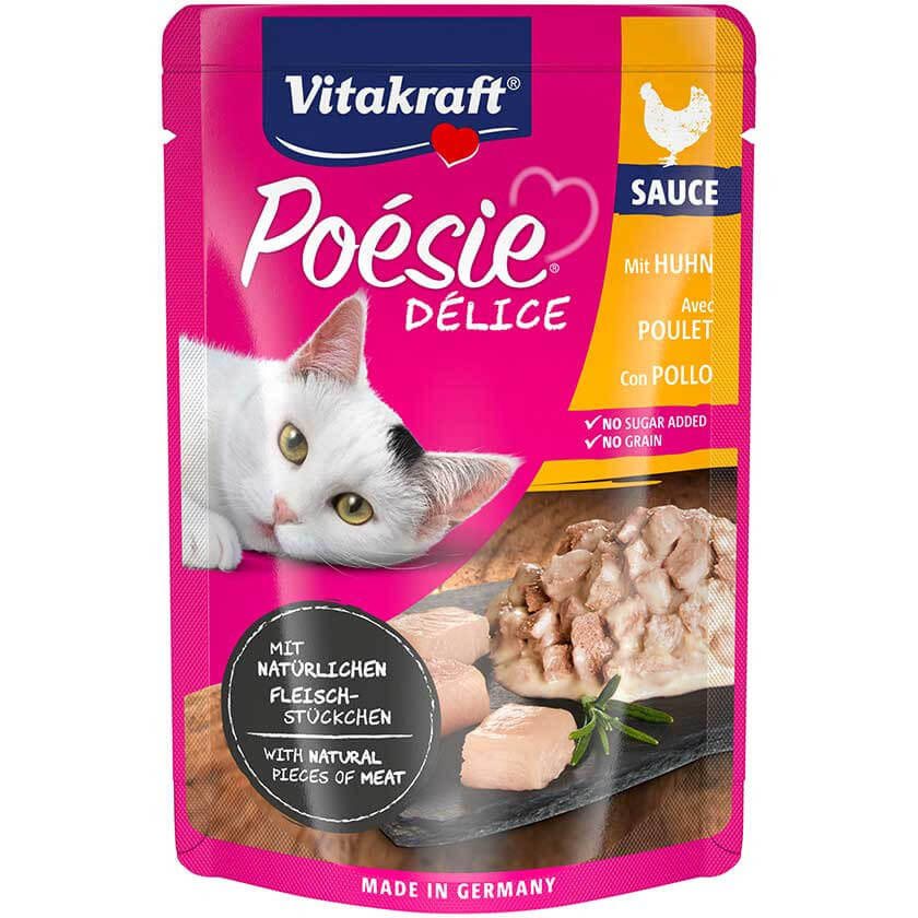 Snack para Gatos Vitakraft Cat Poesie Delice Chicken