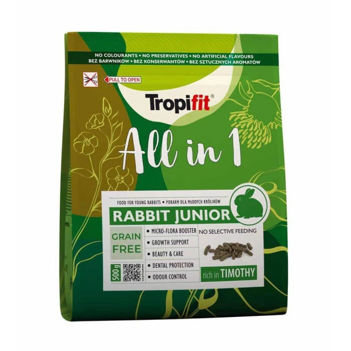 Tropifit All in 1 – Alimento Completo para Conejos Junior