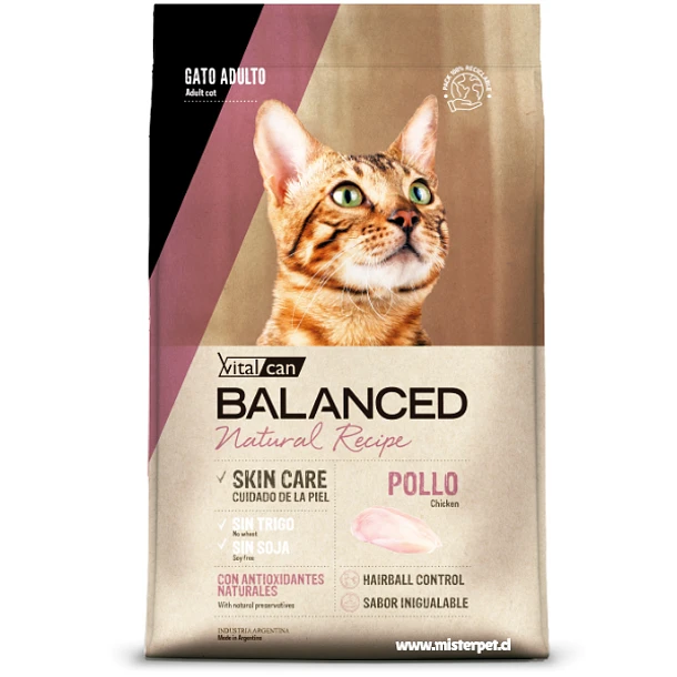 Vitalcan Balanced Natural Recipe Gato Adulto Pollo