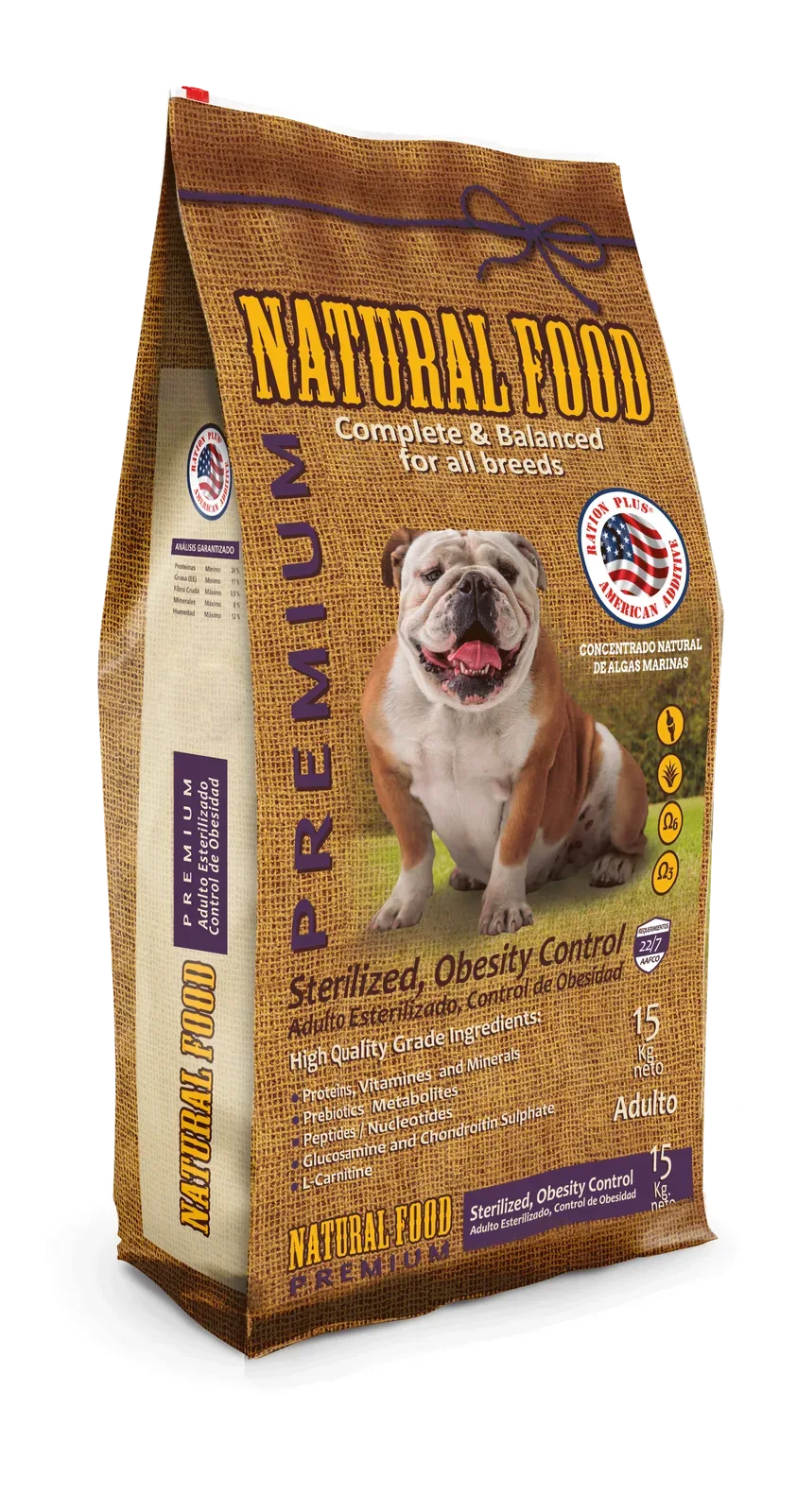 Natural Food Adulto Sterilized , Obesity Control