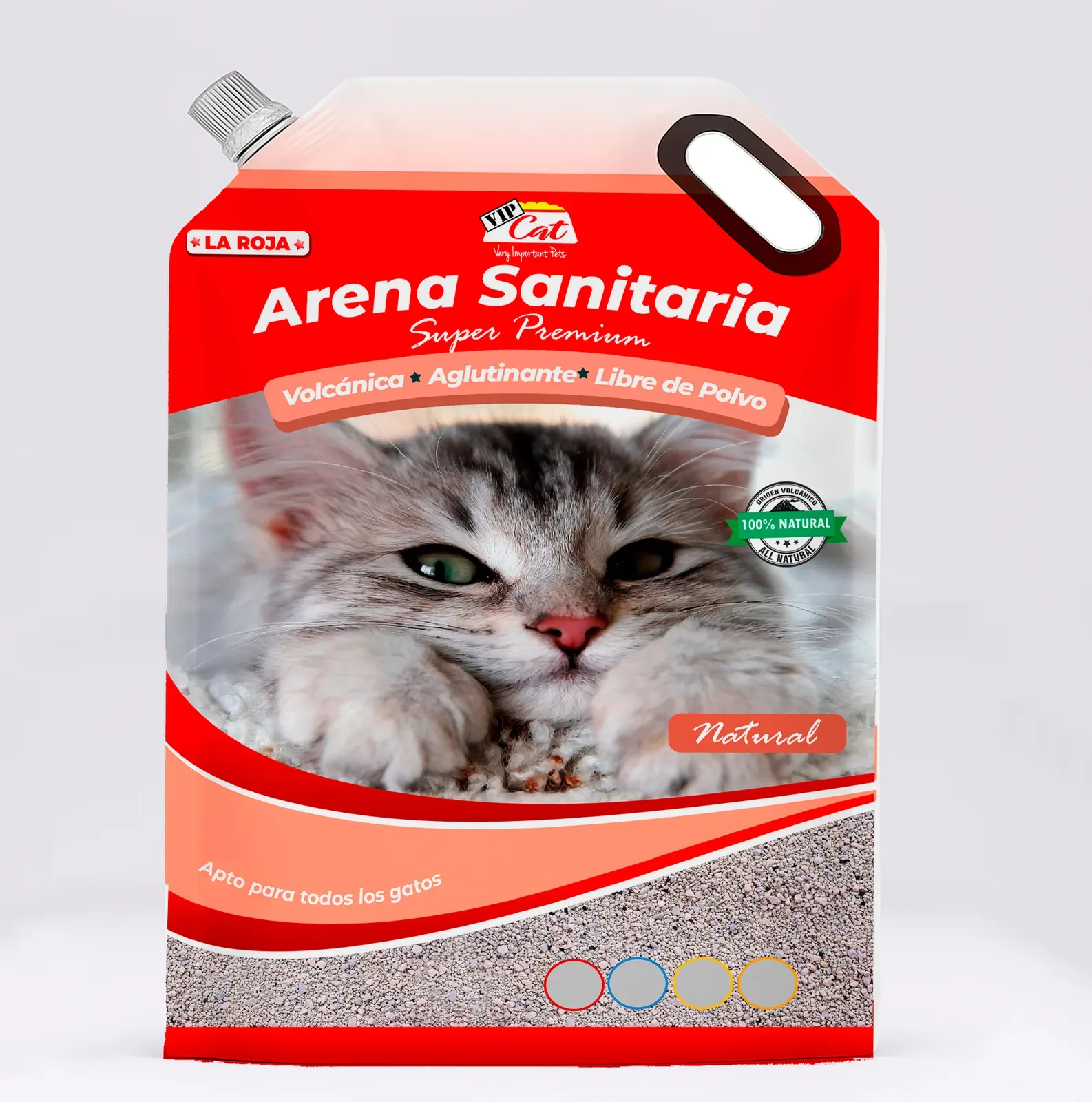 Arena Sanitaria VIP Cat Volcánica Aglutinante Natural