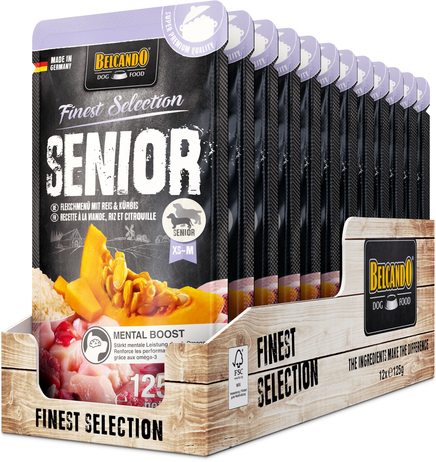 Belcando Sachet Fs Senior Menu De Carnes X12