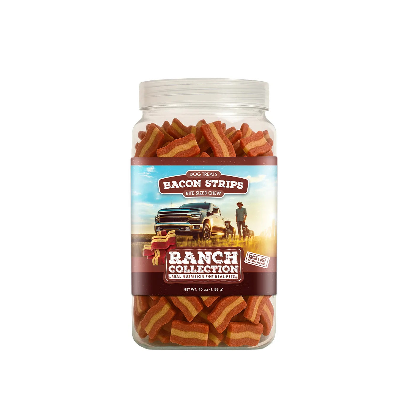 Pote Snack Ranch Collection Bacon Strips 624 Grs