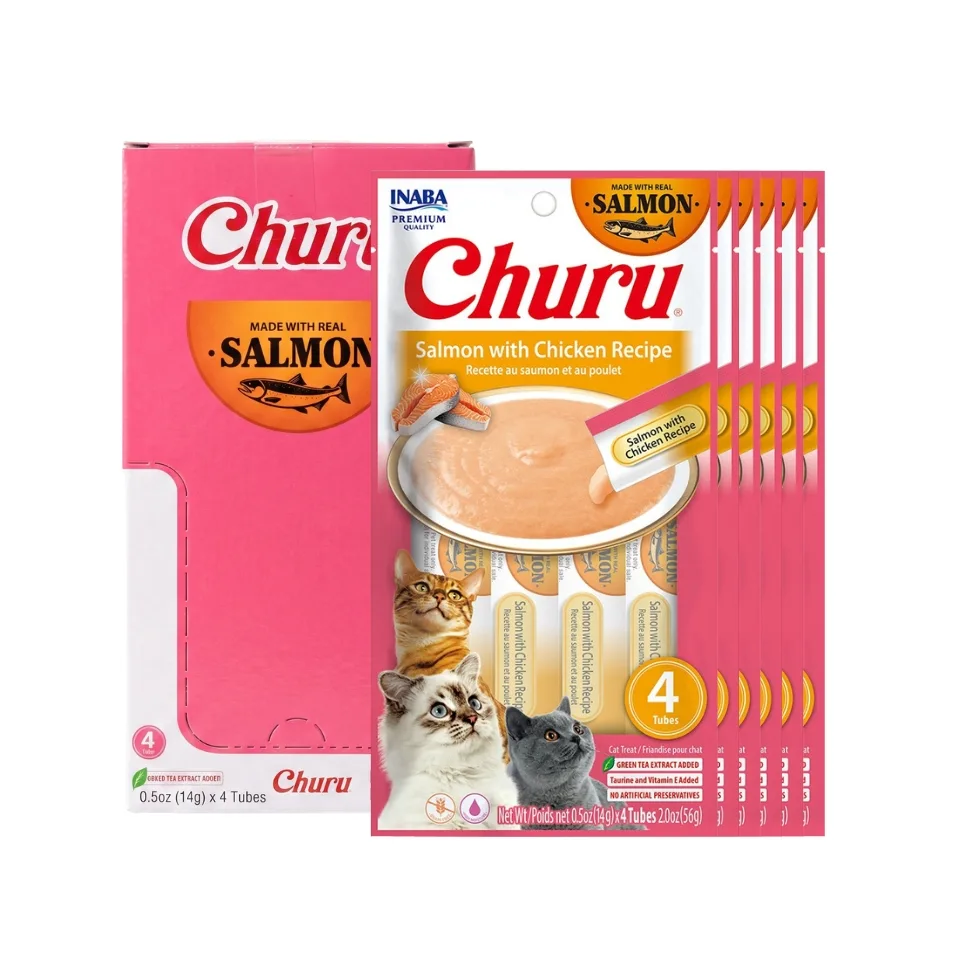Caja Churu Cat Salmon&Chicken (USA680)