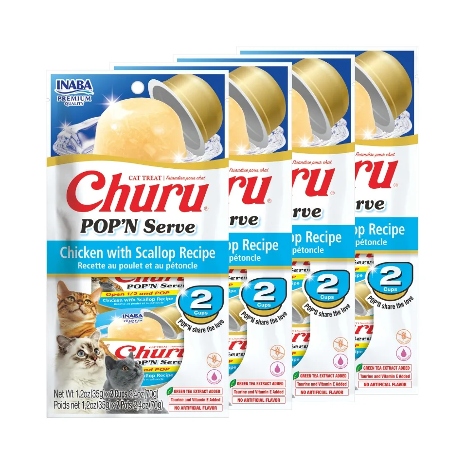 Caja Churu Pop´N Serve Pollo&Scallop (USA753)