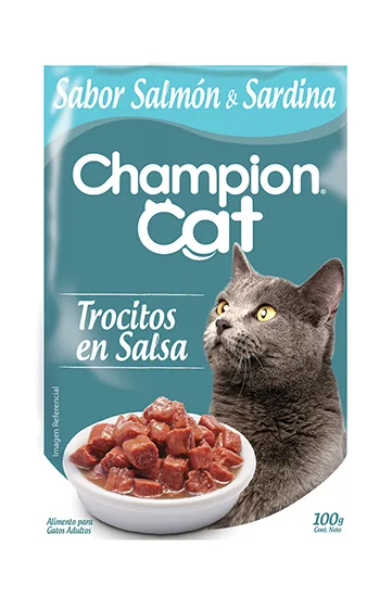 Sachet Champion Cat Salmón 24x