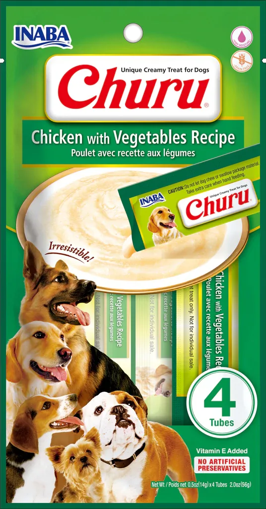 Churu Dog Chicken Vegetables Unidad