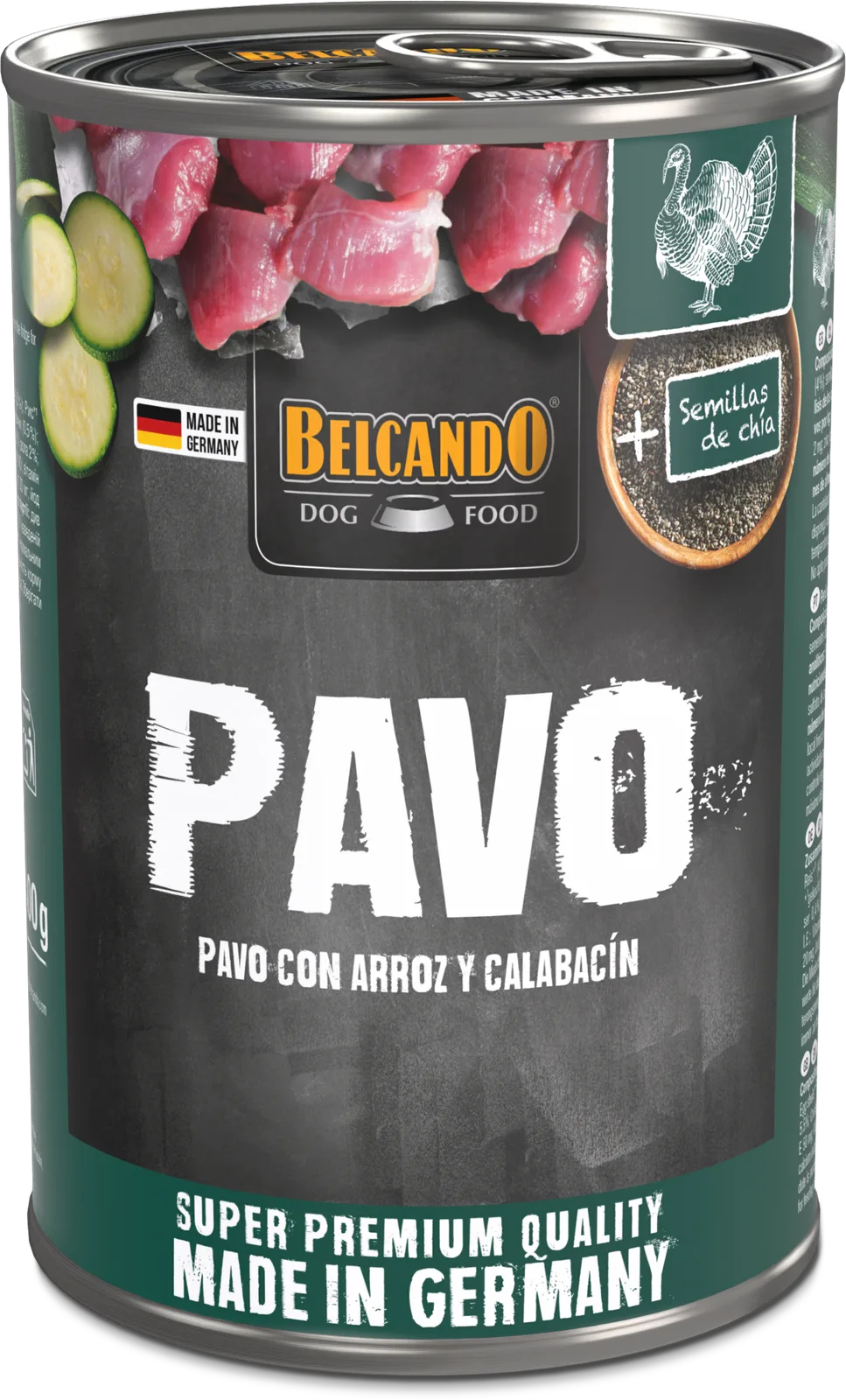 Lata Belcando Qs Pavo