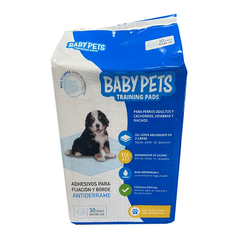Sabanillas de Entrenamiento Baby Pets Training Pads 30 Unidades cm