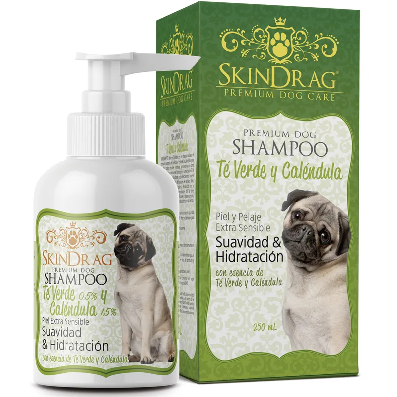 Shampoo SkinDrag Té Verde y Caléndula