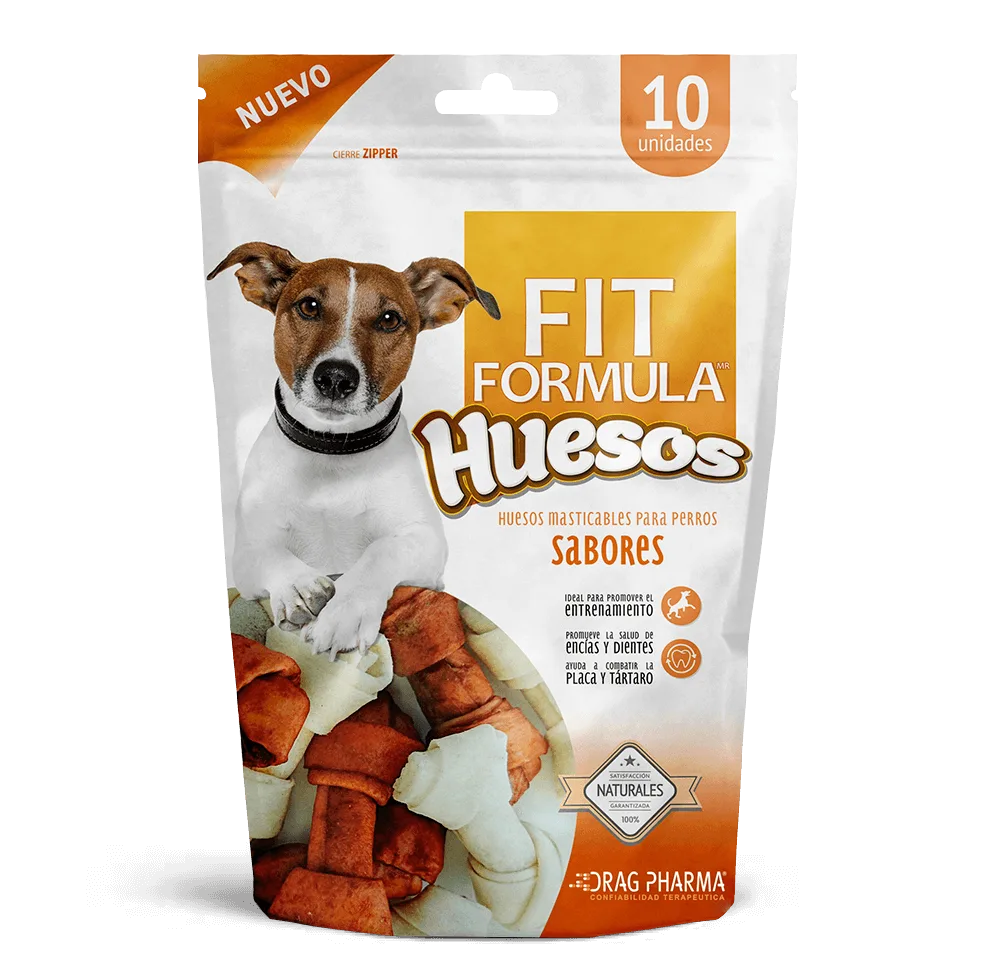 Snack Fit Formula Huesitos de Sabores 10 Unidades