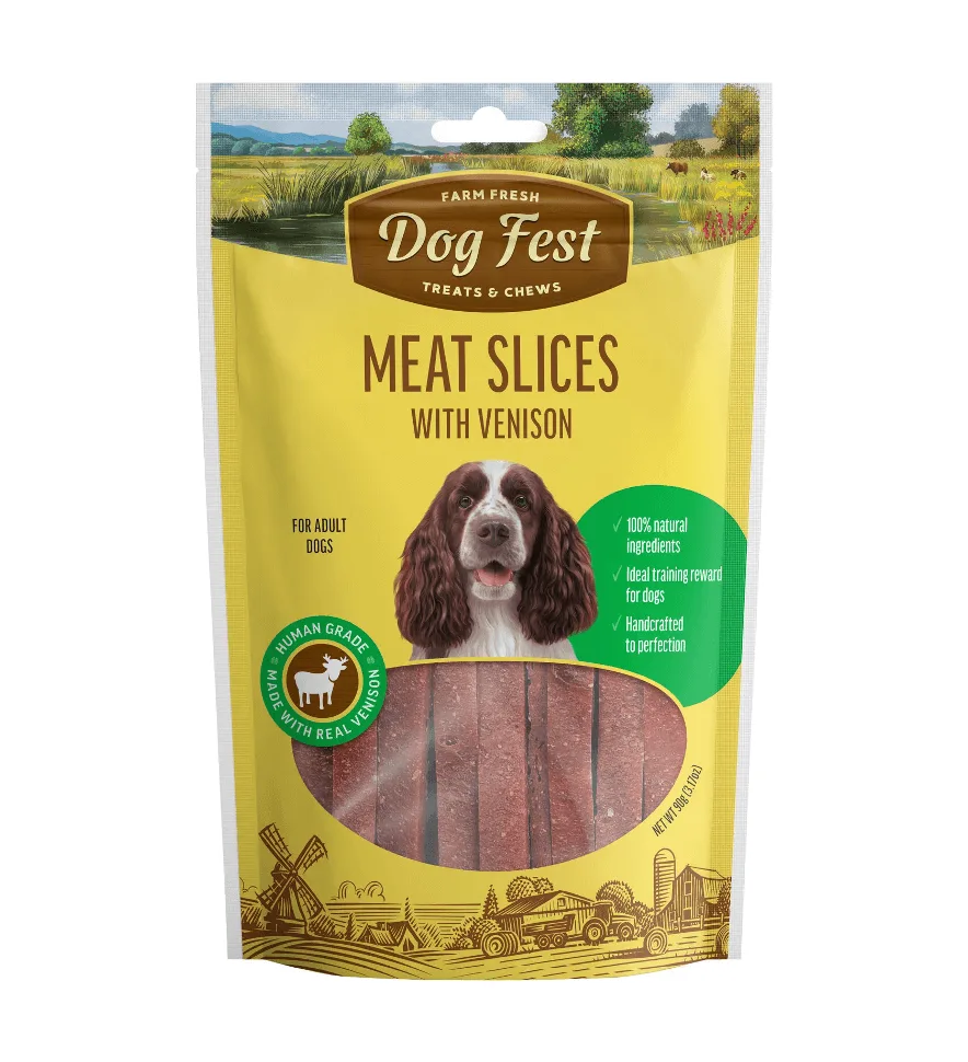 Snack Dog Fest Rebanadas de Venado