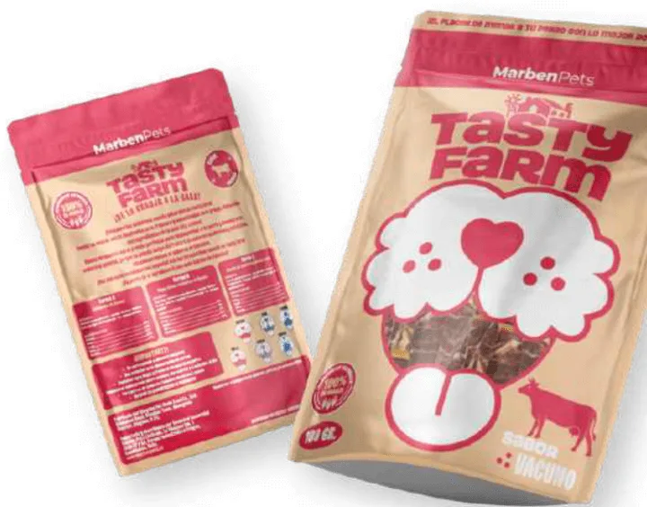 Snack Perro Tasty Farm Rebanadas de Vacuno (TF1031)