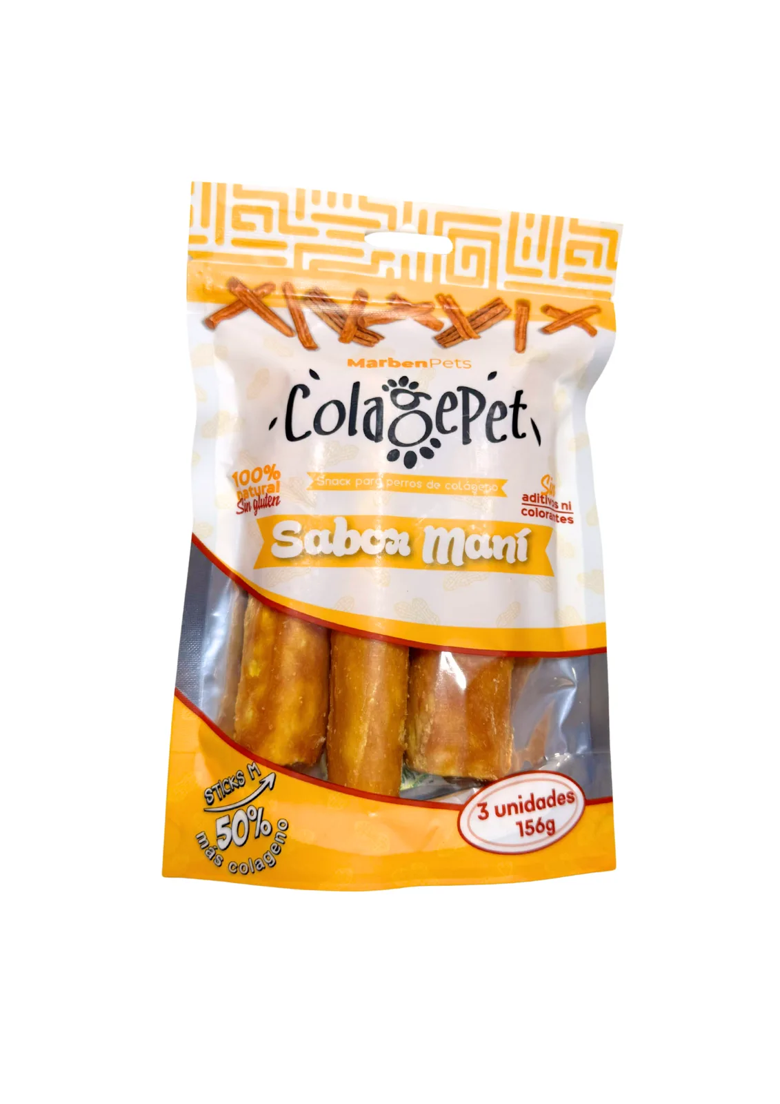Snack para Perro Colagepet Maní 6 Unidades (CL04S)