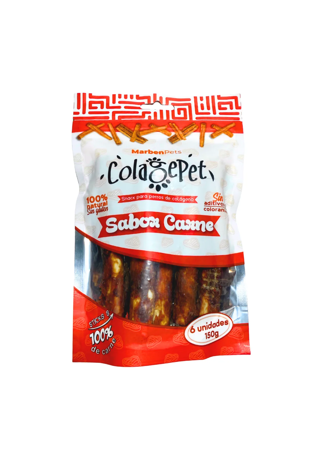 Snack para Perro Colagepet Carne 6 Unidades (CL03S)