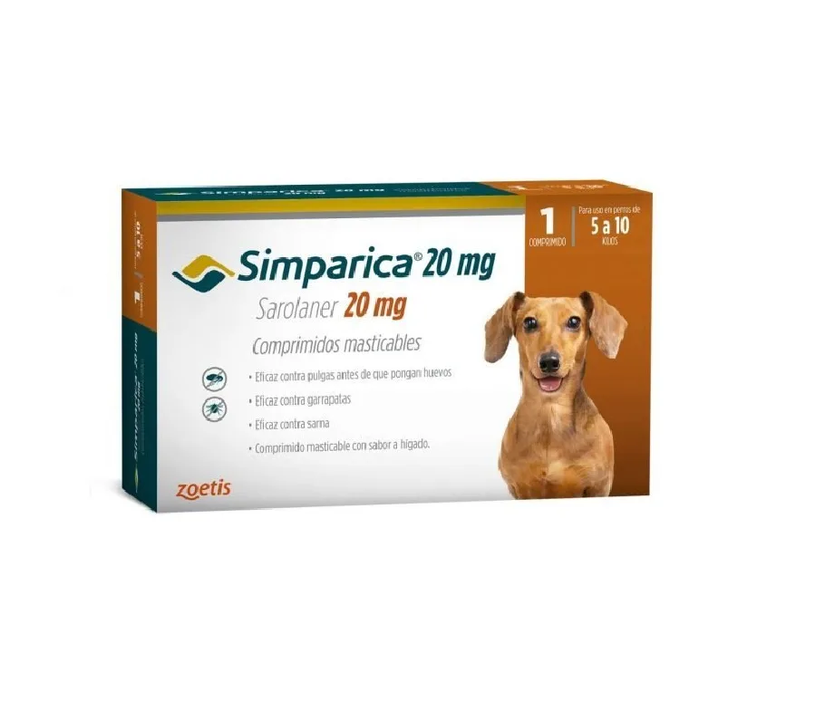 Simparica 20 MG 1 Tableta