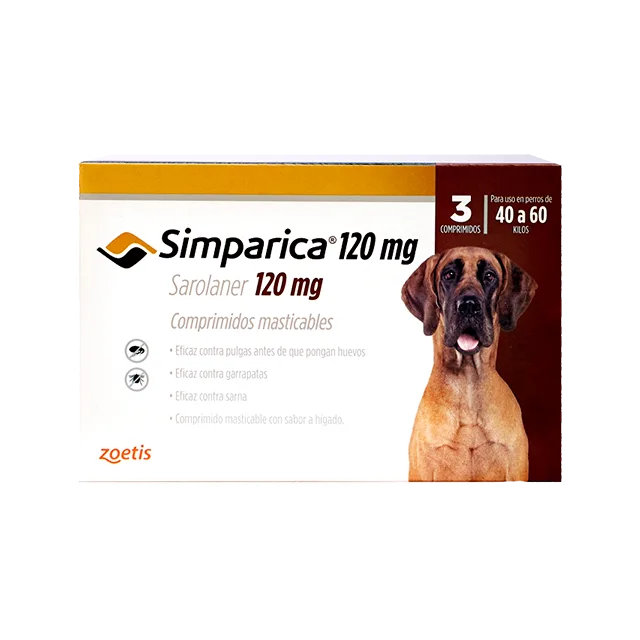 Simparica 120 MG 3 Tabletas