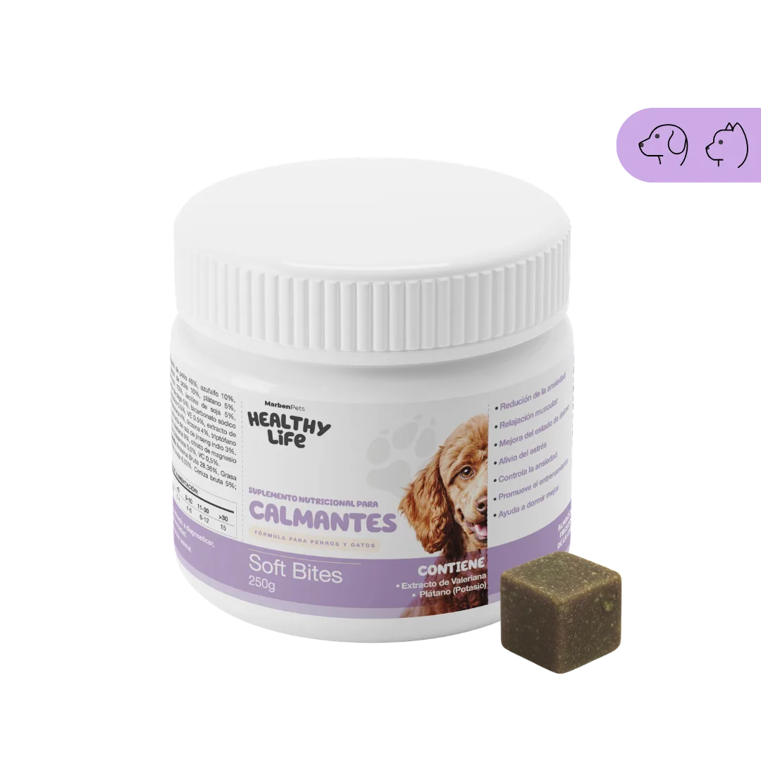 Suplemento Masticable Calmante Para Perros Y Gatos (HLSM02)